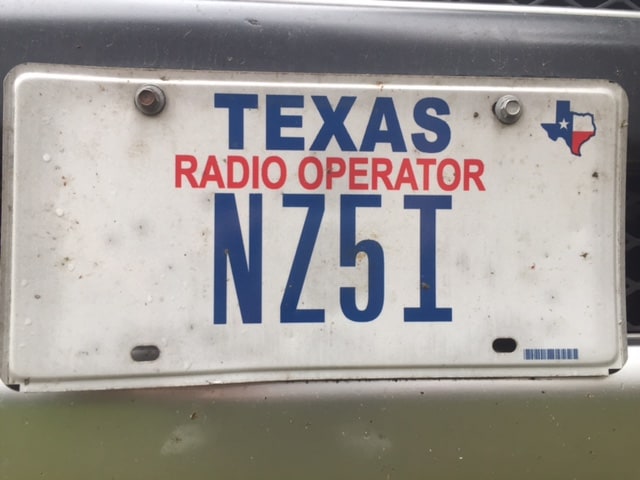 HAM Radio License Plate Auto